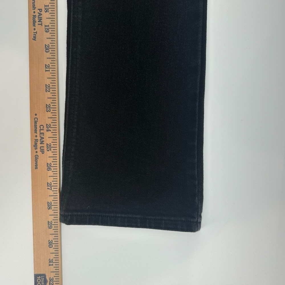 Old Navy Wow Bootcut Jeans Womens 4 Black Denim Mid Rise Regular Fit 4-Pockets - Picture 9 of 10